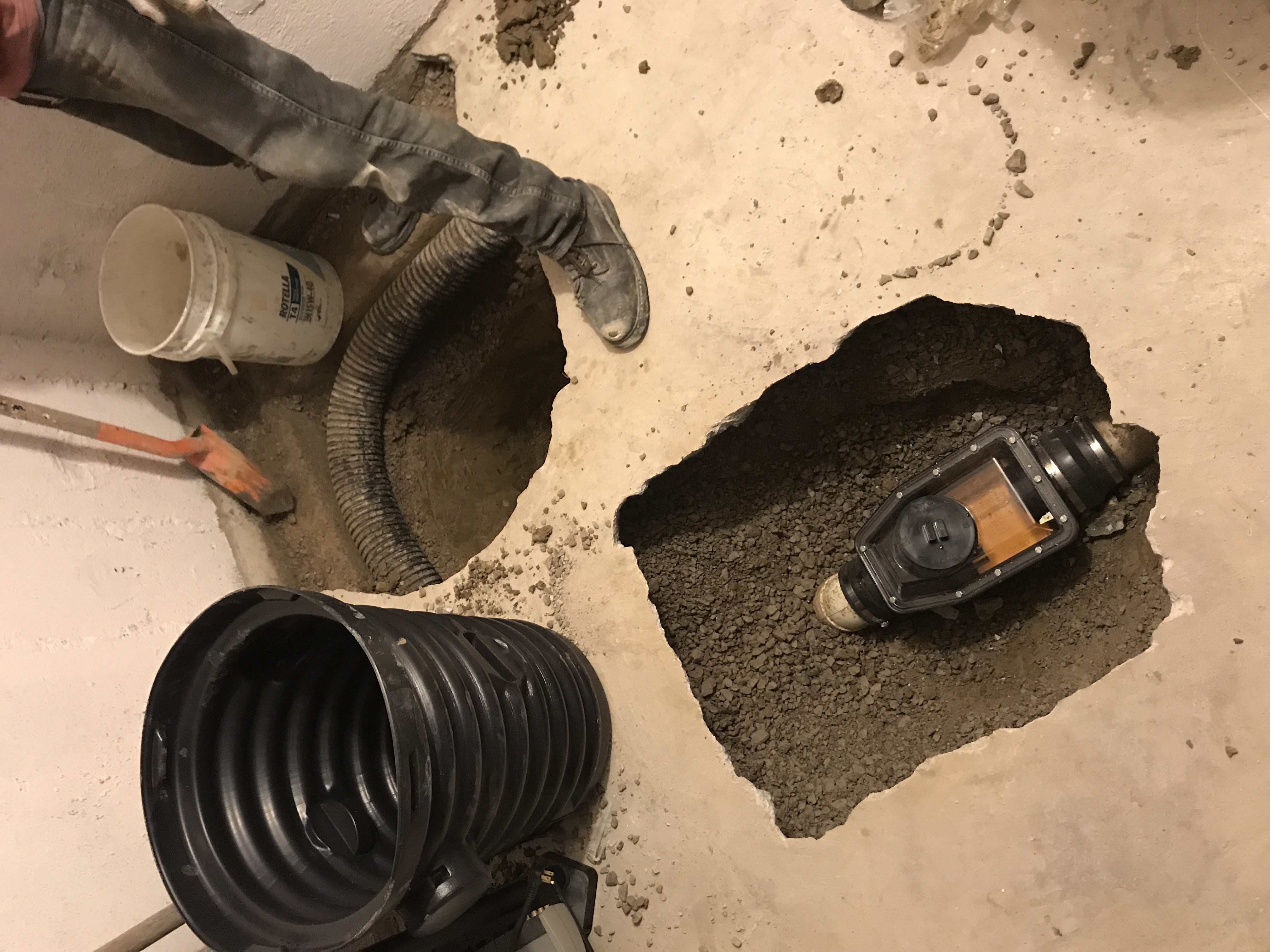 Sewer line access