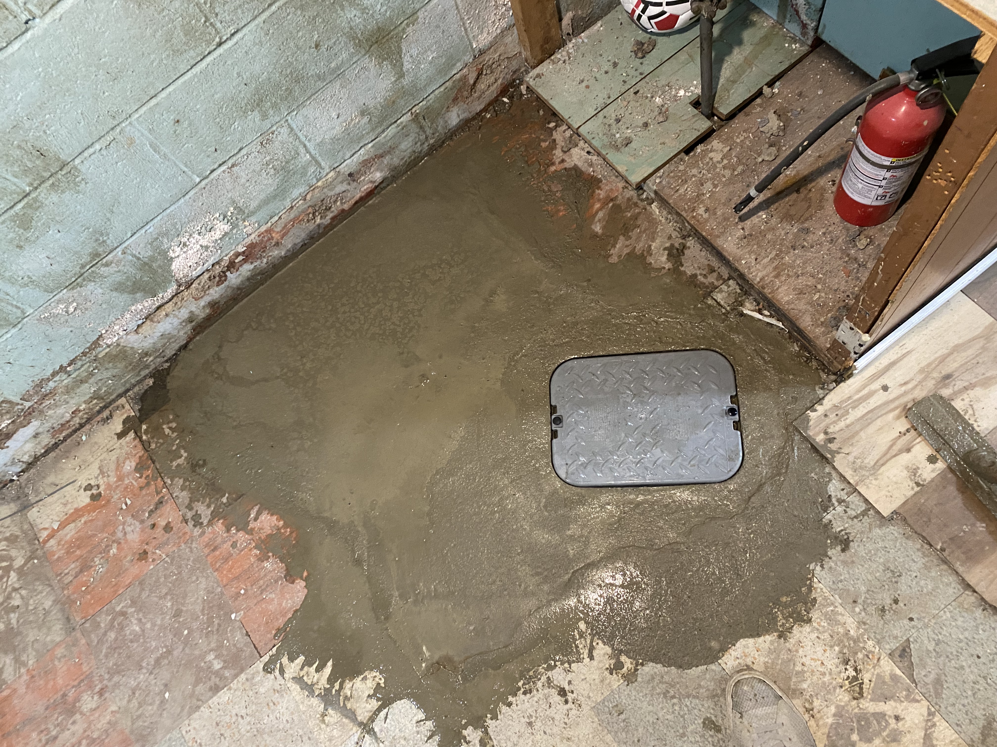 Backwater valve installation