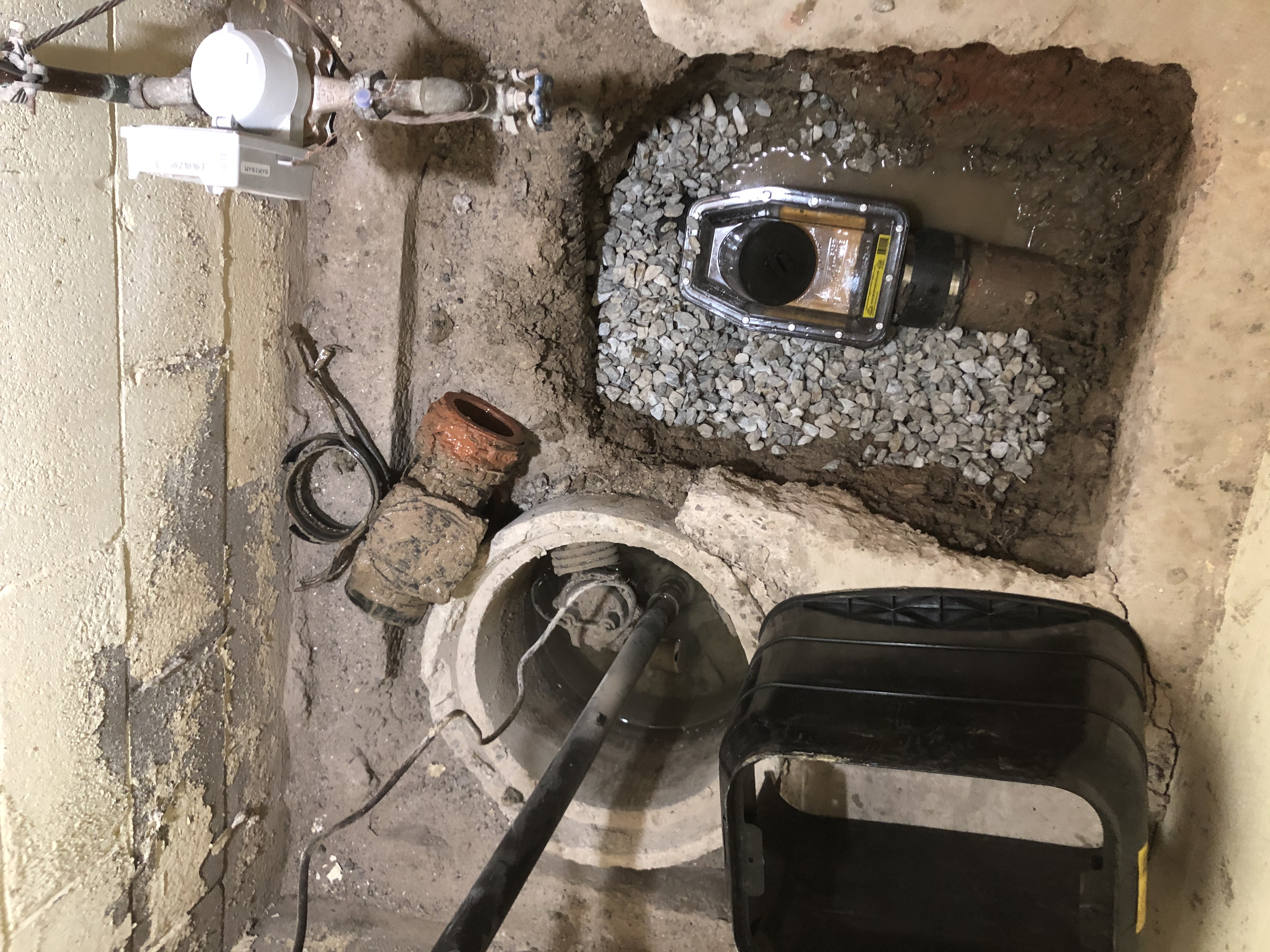 Sump pump and backwater valve