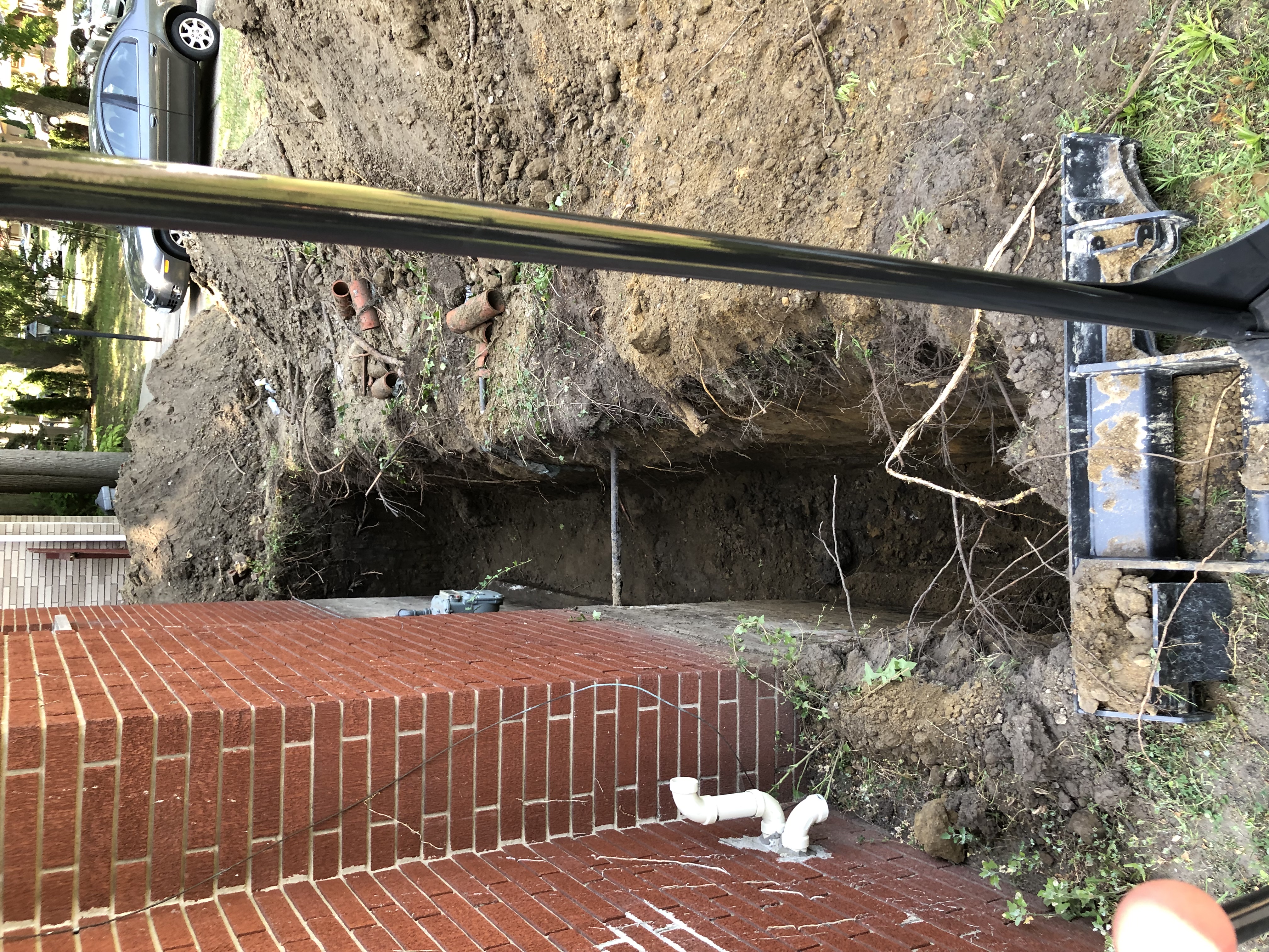 Foundation excavation